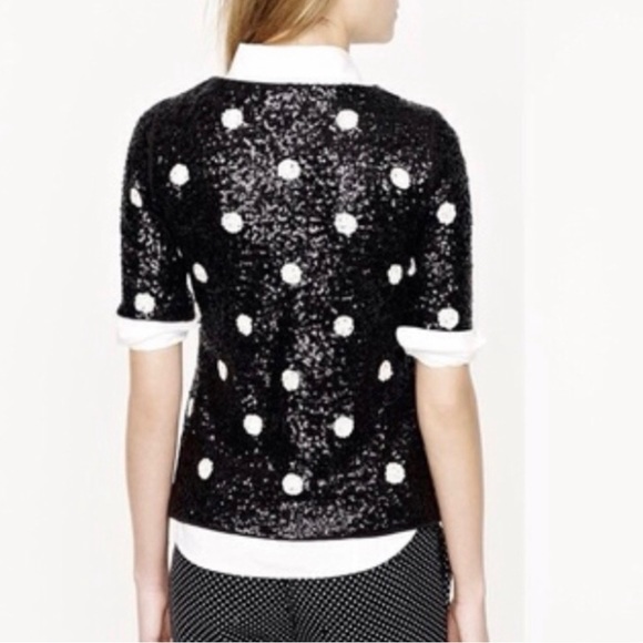 J. Crew Sequin Polka Dot Top - Picture 8 of 11